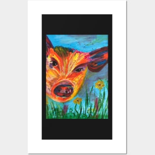 Psychedelic Pig Posters and Art